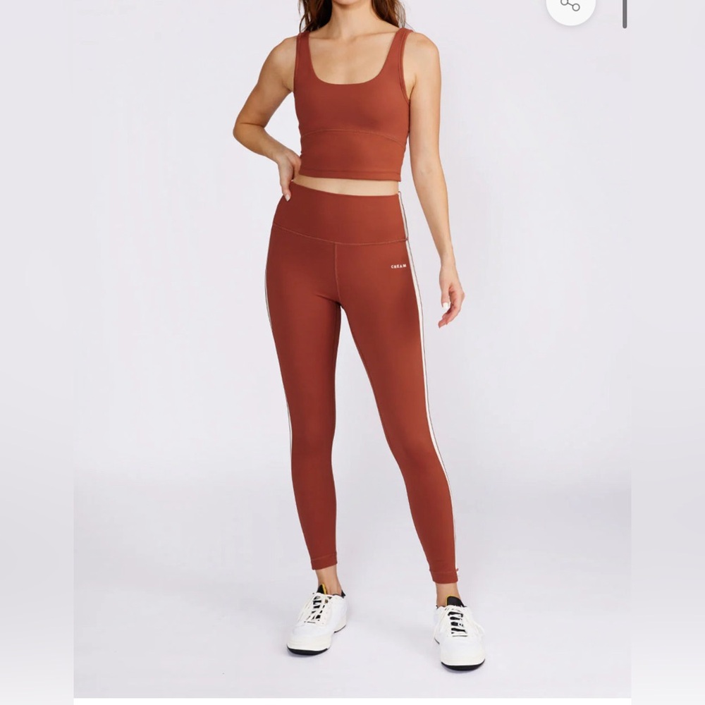 Cream Yoga Set (Rust)